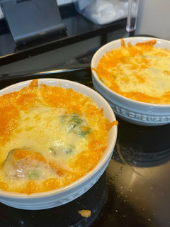 鮭とほうれん草の豆乳グラタン-レシピのメイン写真