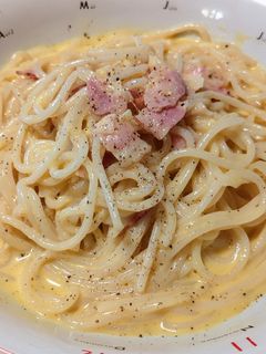 生クリームなし!濃厚カルボナーラ-レシピのメイン写真