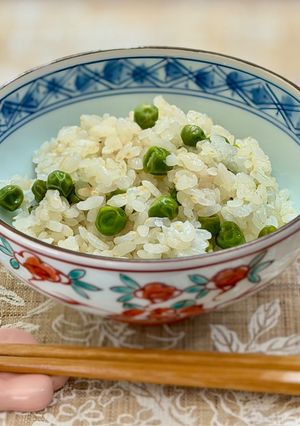 昆布茶で美味しい　豆ごはん-レシピのメイン写真