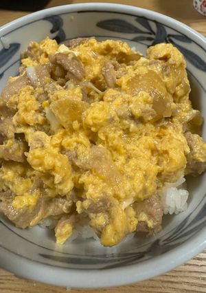 豚とじ丼-レシピのメイン写真