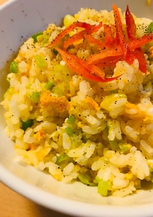 長ネギの青いところを使った玉子チャーハン-レシピのメイン写真