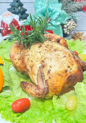 ジューシーな感動✨丸鶏のローストチキン🐓-レシピのメイン写真