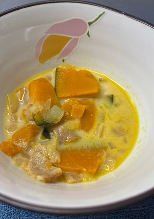 ひと口で虜♡濃厚カボチャ🎃スープ-レシピのメイン写真