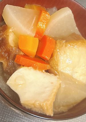 炊飯器で大根と仙台麩の味噌煮-レシピのメイン写真
