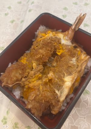 エビフライ丼-レシピのメイン写真