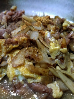 牛肉ごぼう柳川風-レシピのメイン写真