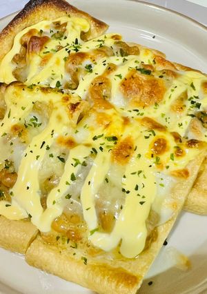 簡単★油揚げの納豆巻きピザ-レシピのメイン写真