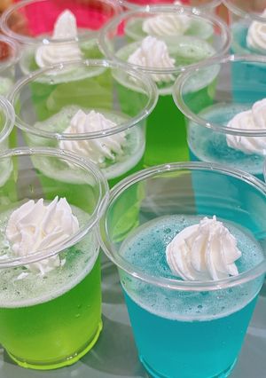 【レンジ】かき氷シロップで簡単サイダーゼリー-レシピのメイン写真