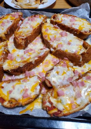 簡単！フランスパンのピザ-レシピのメイン写真