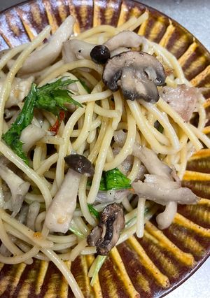 秋のきのこたっぷりパスタ🍄-レシピのメイン写真