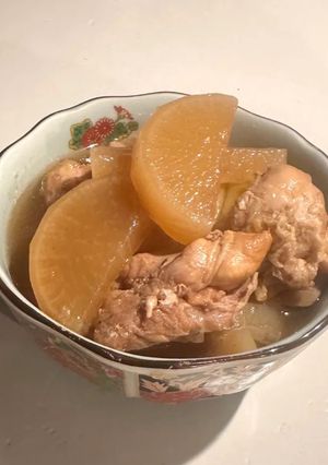 大根と鶏肉の煮物☘️-レシピのメイン写真