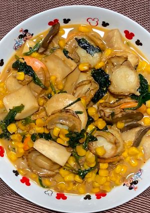ホタテ＆ほうれん草＆エリンギのバター醤油-レシピのメイン写真