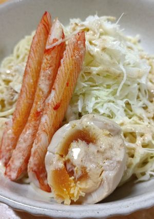 節約ラーメン🍜サラダ-レシピのメイン写真