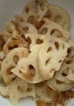 れんこんの梅きんぴら-レシピのメイン写真