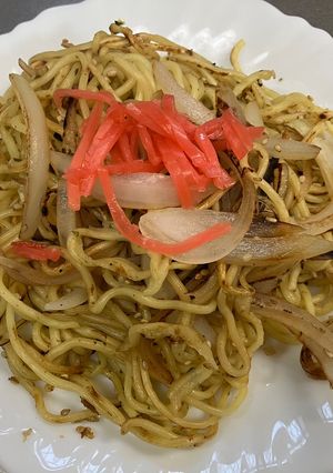 ふりかけを使って塩焼きそば-レシピのメイン写真