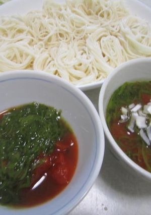 トマト缶でパパっとそうめん-レシピのメイン写真