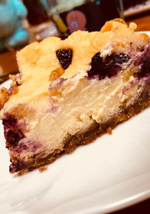 ブルーベリーベイクドチーズケーキ-レシピのメイン写真