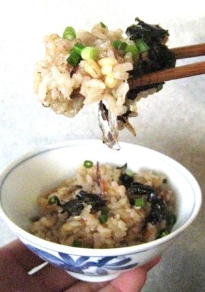 しじみ餅で作るおこわ-レシピのメイン写真