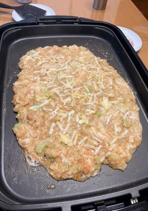 もんじゃ（定番餅チーズめんたい）-レシピのメイン写真