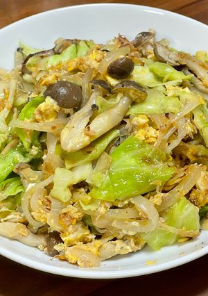 お箸止まらない無限ツナと卵のマヨ野菜炒め-レシピのメイン写真