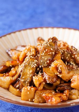 再現！叩きごぼうの照り焼き-レシピのメイン写真