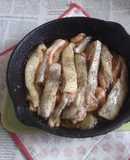 イシスキで津軽サーモンのハラスの焼き鮭