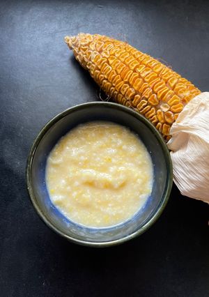 ヨーグルトメーカーでとうもろこし🌽甘酒-レシピのメイン写真