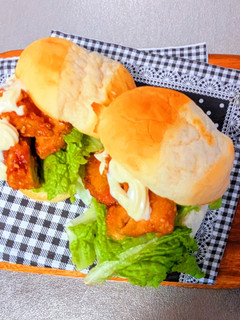 旨たれ唐揚げバーガー-レシピのメイン写真