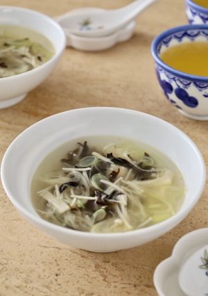 えのきときくらげの養生中華スープ-レシピのメイン写真