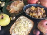 りんごとクリームチーズのトースト