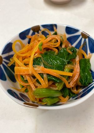 菜の花の春色和物-レシピのメイン写真