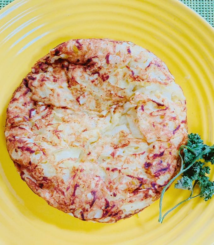 山芋とキャベツのふわとろ焼き　粉なし-レシピのメイン写真