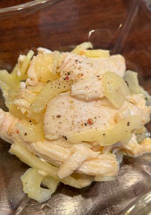 レモンがさわやかな鶏ハムとセロリのマリネ-レシピのメイン写真