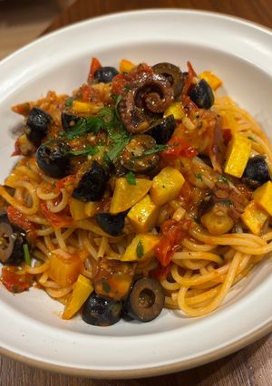 タコとのズッキーニのプッタネスカ-レシピのメイン写真
