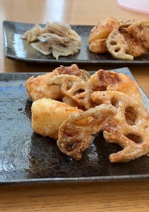 長芋とれんこんの甘だれ唐揚げ-レシピのメイン写真
