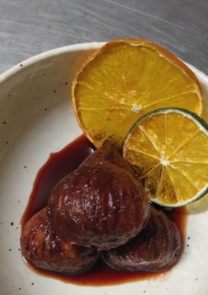 栗の赤ワイン煮-レシピのメイン写真