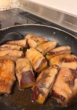 焼き芋の豚肉巻き-レシピのメイン写真