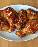 焼肉のタレで手羽元のヤンニョムチキン風