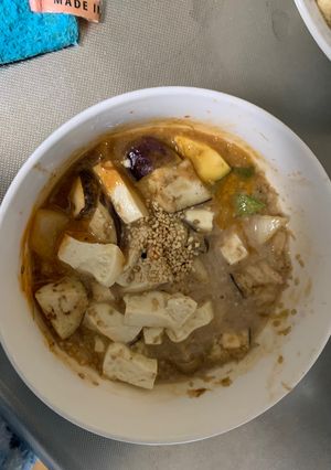 簡単中華ビーフストロガノフ味豆腐野菜炒め-レシピのメイン写真