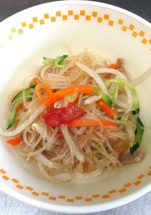 簡単給食　冷やし中華風サラダ-レシピのメイン写真