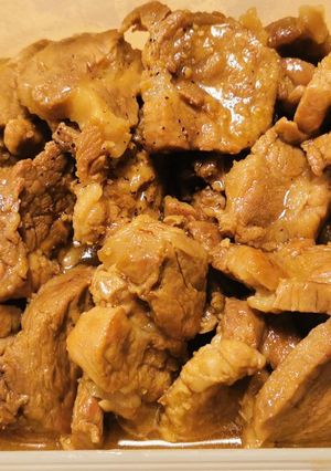 豚肩ロースのにんにく醤油焼き煮-レシピのメイン写真