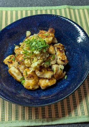 節約◎鶏むね肉の柔らかネギだく油淋鶏-レシピのメイン写真