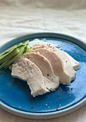 簡単！塩麹でしっとり鶏ハム（サラダチキン-レシピのメイン写真