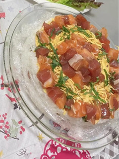 ちらし寿司ケーキ-レシピのメイン写真