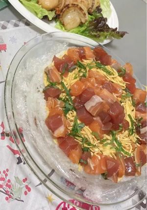 ちらし寿司ケーキ-レシピのメイン写真