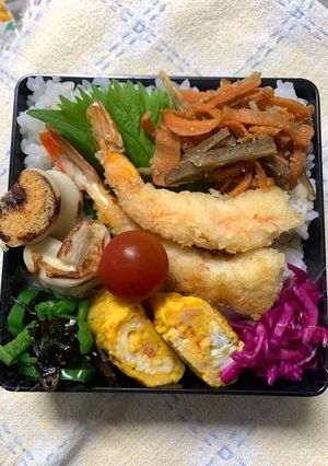 6/13ヨッチャン☆エビフライお弁当-レシピのメイン写真