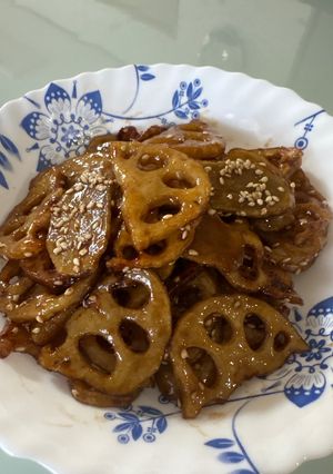 れんこんとごぼうの甘辛あげ-レシピのメイン写真