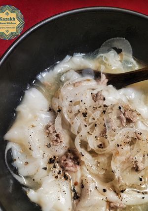 皮だろうと麺！スープ麺カザフ風🇰🇿🥟皮消費-レシピのメイン写真