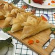 こどもの日!ベーコンチーズポテト兜春巻き