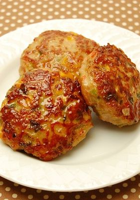 野菜たっぷりミニバーグ-レシピのメイン写真